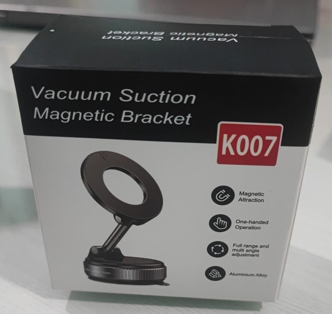 Magnetic Hands-Free Phone Holder with Vacuum Suction